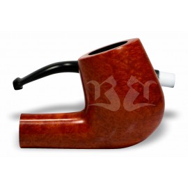 Cachimbo Bertoldi Maestro Briar Âmbar 9mm Anel Dourado